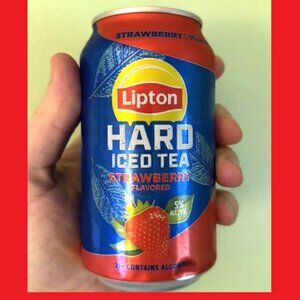 NEW 12oz Hard Ice Tea Strawberry Can Candle Candles Handcrafted in TN GREAT GIFT